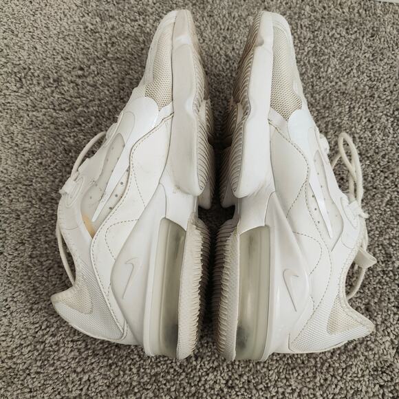 Nike Air Max Infinity Triple White Womens  Size 8.5 Running Shoes Sneakers - Picture 5 of 7